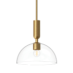 Подвесной светильник с прозрачным полусферическим стеклянным плафоном Alora Mood  варинант исполнения - 1 | Loft Concept в Новосибирске