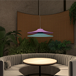 Подвесной вязаный светильник в двухцветном исполнении «Двойной Токио»  варинант исполнения - 2 | Loft Concept в Новосибирске