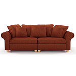 Мебельная ткань Шенилл терракотовый цвет 138 см T4-44 варинант исполнения - 4 | Loft Concept в Новосибирске