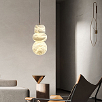 Подвесной светильник с фигурными плафонами Stone Triad варинант исполнения - 4 | Loft Concept в Новосибирске