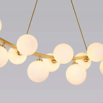 Люстра подвесная с белыми лампами в форме шара Felicitat варинант исполнения - 2 | Loft Concept в Новосибирске