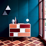 Дизайнерский широкий комод с ящиками Gio Ponti D.655.1 D.655.2 Chest of Drawers варинант исполнения - 2 | Loft Concept в Новосибирске