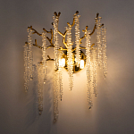 Бра золотого цвета с ветвями и хрустальными подвесками FAIRYTREE Light варинант исполнения - 2 | Loft Concept в Новосибирске