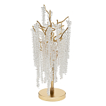 Лампа настольная со стеклянными подвесами цвет золото Light FAIRYTREE варинант исполнения - 1 | Loft Concept в Новосибирске