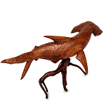 Статуэтка акула-молот деревянная Hammer варинант исполнения - 2 | Loft Concept в Новосибирске