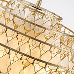 Люстра многоярусная с декором из натуральной морской ракушки Iridescent Light варинант исполнения - 6 | Loft Concept в Новосибирске