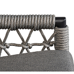 Кресло уличное темно-серое Street Bliss варинант исполнения - 4 | Loft Concept в Новосибирске