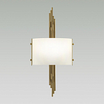 Бра с изогнутым плафоном на бронзовом основании с вертикальным декором из металлических трубок Sohne варинант исполнения - 6 | Loft Concept в Новосибирске