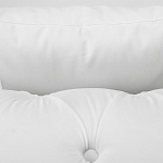 Кресло низкое с мягкой обивкой из велюра на 4-х ножках из массива березы Sophie Armchair white варинант исполнения - 4 | Loft Concept в Новосибирске