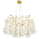 Люстра с круглыми хрустальными подвесками Fairytree Gold Crystal Branches Chandelier 10 варинант исполнения - 2 | Loft Concept в Новосибирске