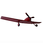 Полка книжная красная в виде самолёта в стиле лофт FLY варинант исполнения - 1 | Loft Concept в Новосибирске