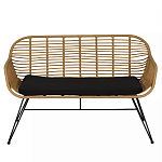 Кушетка плетеная из ротанга Wicker Сouch варинант исполнения - 1 | Loft Concept в Новосибирске