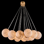 Люстра подвесная круглая с сферическими плафонами из натурального камня Glowing Spheres варинант исполнения - 13 | Loft Concept в Новосибирске