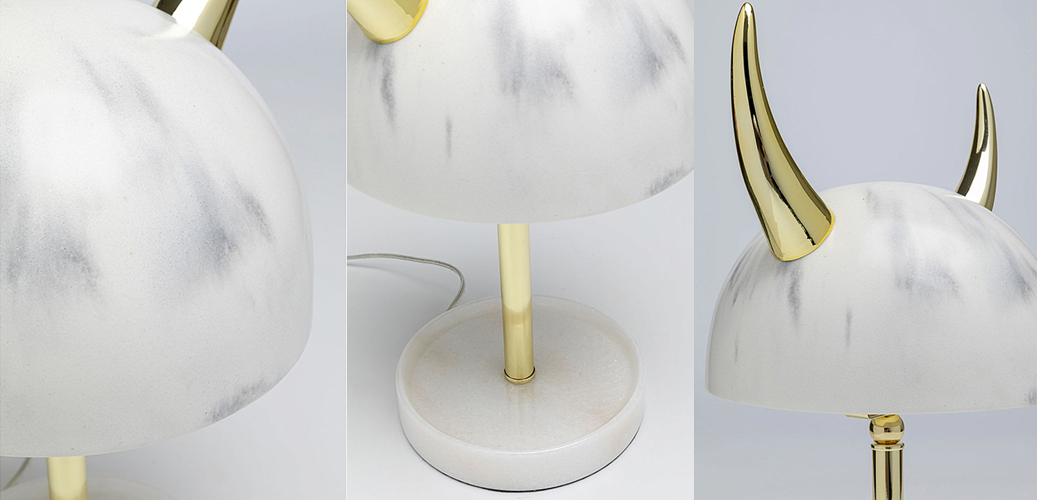 Настольная лампа Marble with Horns - Loft-Concept в Новосибирске