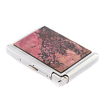 Портсигар с газовой зажигалкой из натурального камня Родонит Stone Cigarettes Cases варинант исполнения - 9 | Loft Concept в Новосибирске