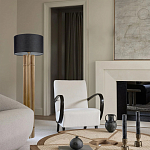 Торшер с металлическим золотым трубчатым основанием Fulgurite варинант исполнения - 1 | Loft Concept в Новосибирске