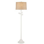 Торшер с белым каркасом и тканевыми абажуром Natural Stems варинант исполнения - 2 | Loft Concept в Новосибирске