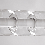 Люстра линейная с 6-ю прозрачными стеклянными плафонами округлой формы HANDLE GRAPE варинант исполнения - 9 | Loft Concept в Новосибирске