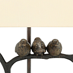 Настольная лампа Птицы на изогнутой ветке Lamp Tit варинант исполнения - 1 | Loft Concept в Новосибирске