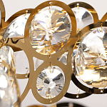 Люстра подвесная из золотых колец 57 см Golden Circles варинант исполнения - 10 | Loft Concept в Новосибирске