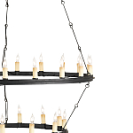 Люстра круглая двухъярусная Lightness and Scale варинант исполнения - 1 | Loft Concept в Новосибирске