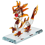 Декоративная стеклянная статуэтка Дракон Glass Dragon Statuette варинант исполнения - 4 | Loft Concept в Новосибирске