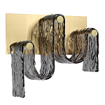 Бра волнистой формы из фактурного стекла Big Wave варинант исполнения - 1 | Loft Concept в Новосибирске