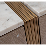 Комод с мраморной столешницей Uniqueness Marble варинант исполнения - 4 | Loft Concept в Новосибирске