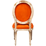 Стул из натурального бука оранжевое с цветным принтом Impressionism in Color варинант исполнения - 2 | Loft Concept в Новосибирске