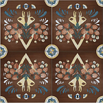 Плитка с узором Клубника варинант исполнения - 1 | Loft Concept в Новосибирске