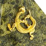 Шкатулка пирамида из натурального камня змеевик Stone Casket варинант исполнения - 3 | Loft Concept в Новосибирске