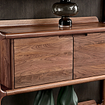 Стеллаж в гостиную для книг Moon Walnut Furniture варинант исполнения - 7 | Loft Concept в Новосибирске