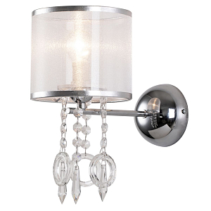 Бра цвета хром с хрустальным декором Crystal Things