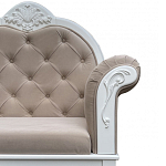 Рекомье со спинкой в стиле прованс Montmartre Provence Ottoman варинант исполнения - 6 | Loft Concept в Новосибирске