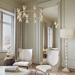 Торшер с фактурным каркасом и прямоугольным тканевым абажуром Shiye and Simplicity варинант исполнения - 3 | Loft Concept в Новосибирске