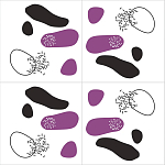 Плитка с узором Камни варинант исполнения - 1 | Loft Concept в Новосибирске