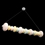 Подвесной светильник светодиодный горизонтальный в виде ожерелья из пастельных сфер Pastel Lunaria Horizon  варинант исполнения - 3 | Loft Concept в Новосибирске