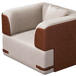 Кресло Richmond  с кожаной отделкой варинант исполнения - 3 | Loft Concept в Новосибирске