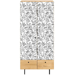 Шкаф с принтом Floral notes варинант исполнения - 2 | Loft Concept в Новосибирске