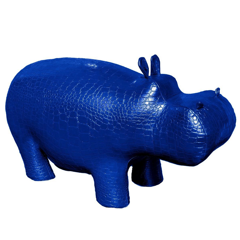 Пуф Бегемот Poof Hippo blue Синий в Новосибирске | Loft Concept 