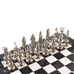 Шахматы Ренессанс с доской из натурального мрамора Decorative Thematic Chess варинант исполнения - 3 | Loft Concept в Новосибирске