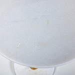 Кофейный столик с белой мраморной столешницей Clipper варинант исполнения - 2 | Loft Concept в Новосибирске