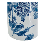 Ваза с мотивами цветущего сада с попугаями Vase Inspired by Nature варинант исполнения - 3 | Loft Concept в Новосибирске