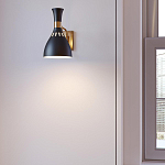 Бра с плафоном в форме песочных часов с узкими перфорированными отверстиями Feiss варинант исполнения - 7 | Loft Concept в Новосибирске