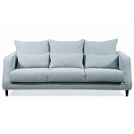Диван Seldon с мягкими подушками голубое букле варинант исполнения - 7 | Loft Concept в Новосибирске