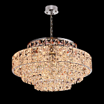 Люстра хрустальная в неоклассическом стиле на серебристом каркасе Majesty варинант исполнения - 4 | Loft Concept в Новосибирске