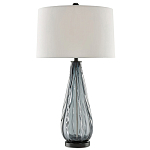 Настольная лампа с фактурным стеклянным основанием Glass Vertical варинант исполнения - 2 | Loft Concept в Новосибирске