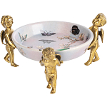 Блюдо фарфоровое Трио ангелов Joy варинант исполнения - 1 | Loft Concept в Новосибирске