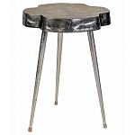 Металлический столик со столешницей в виде слеба Slabby варинант исполнения - 1 | Loft Concept в Новосибирске