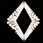 Люстра золотого цвета в форме галочки с каскадом длинных прозрачных трубок Eurofase варинант исполнения - 12 | Loft Concept в Новосибирске